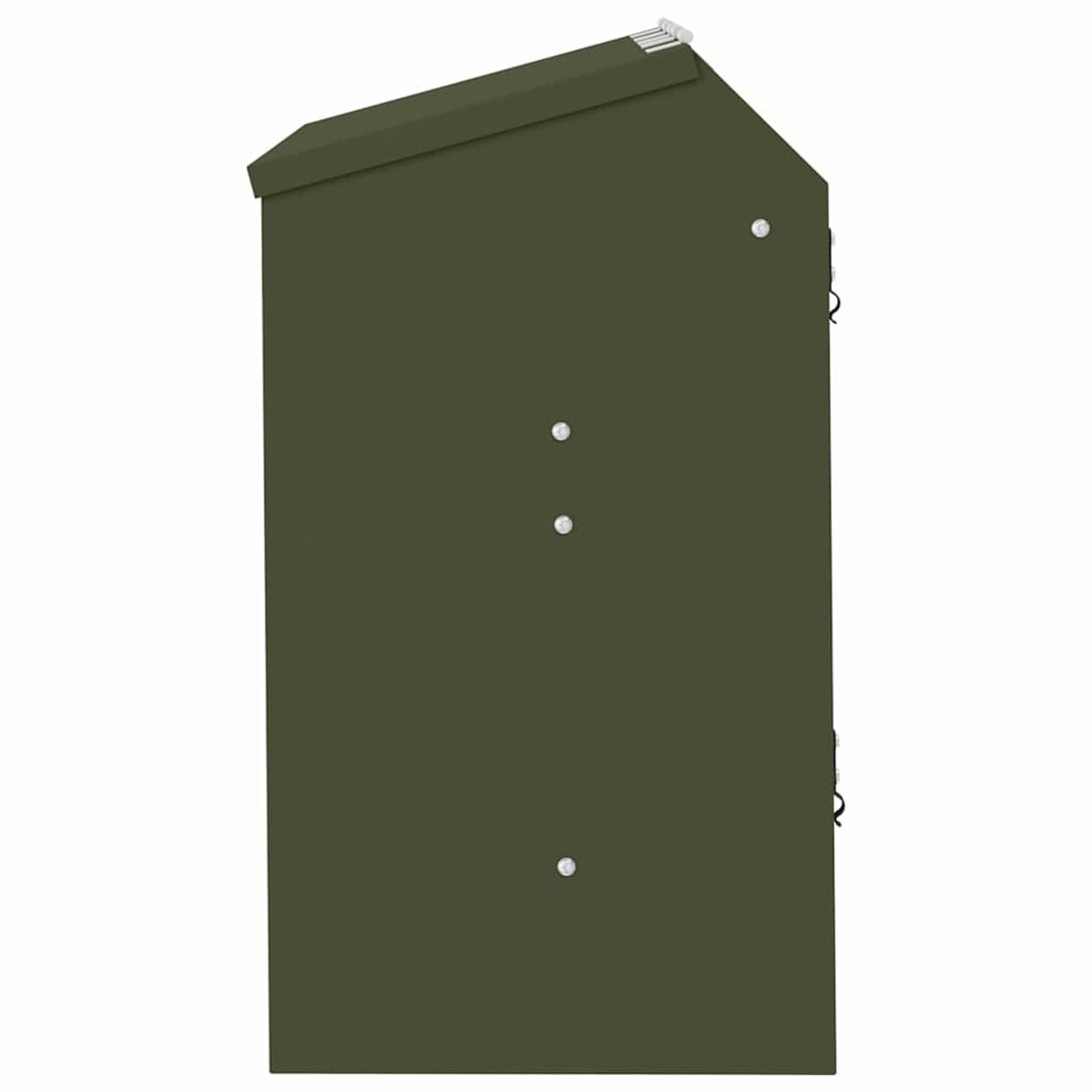 Gecheer Kaninchenfutterautomat Olive Grün, 64,5 x 25,5 x 45,5 cm, Stahl, für drinnen und draußen