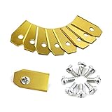 (30Pack Blade Kit with Screws) Replacement Robotic Lawn Mower Cutting Blade for All Husqvarna Automo