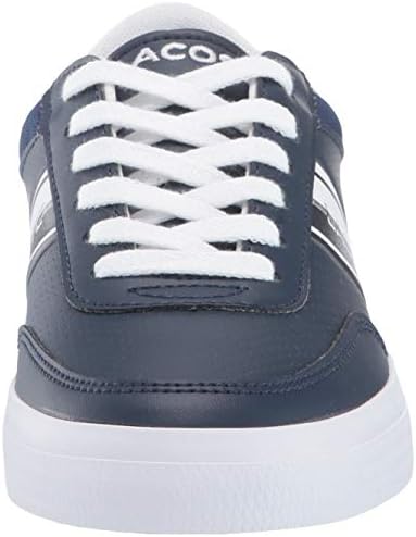 Lacoste Baby Court-Master Sneaker, navy/white, 4. Medium US Toddler | Image 1