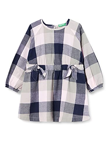 Vestido casual para niñas de Benetton cómodo y transpirable en pack individual