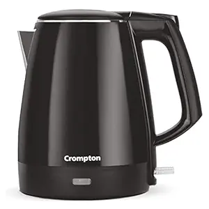 Crompton Active hot Electric Kettle (1.5L, Black)