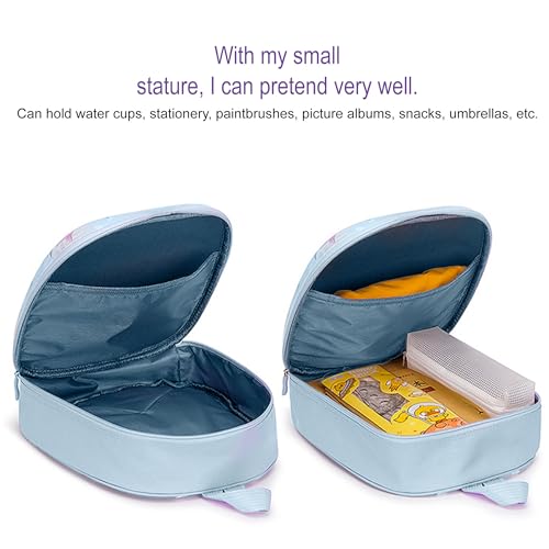 Image of BabyMoon Eggshell Multipurpose Kids Backpack | Children's School Bag for Boys & Girl's | Kids Travel Backpack | Airplane Blue