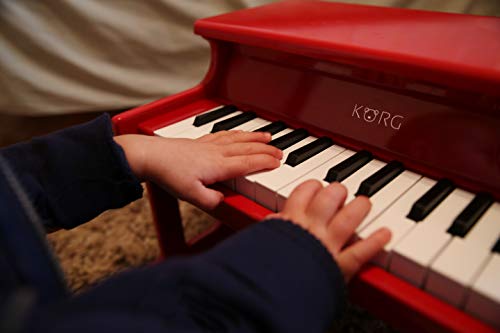 Korg TINYPIANO Piano 25 notes amplifié Rouge - Les Beatles, Paul McCartney, John Lennon, RIngo Starr, George Harrison Korg TINYPIANO Piano 25 notes amplifié Rouge – Image 5
