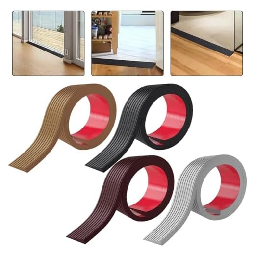 Vidonergy Rubber Door Threshold Ramp 3.3 FT Long Floor Transition Strip for Wheelchair, Stroller, Scooter For - Self- Ramps for Indoor Outdoor Use(Shallow brown 1m)