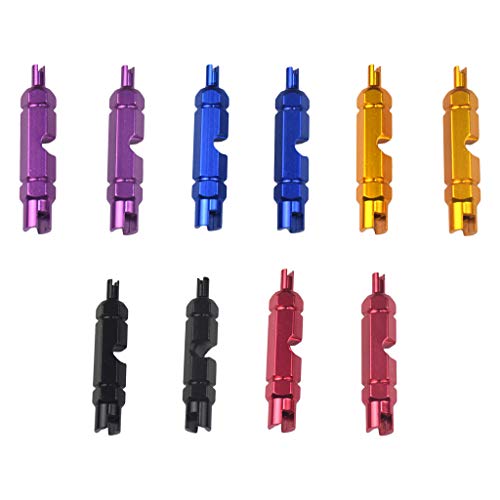 Homyl 2 tubos de válvula de pneu removedor de núcleo de ferramenta para remoção de válvula de pneu p