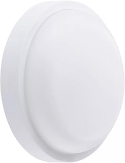 PILA LED-Wandleuchte, Wandleuchte, 22 cm Durchmesser und 8,8 cm Höhe, Weiß, 20 W, Nicht dimmbar, Neutralweißes Licht (4000 K), 1600 Lumen, CRI80, IP54, IK06, 35.000 h Lebensdauer