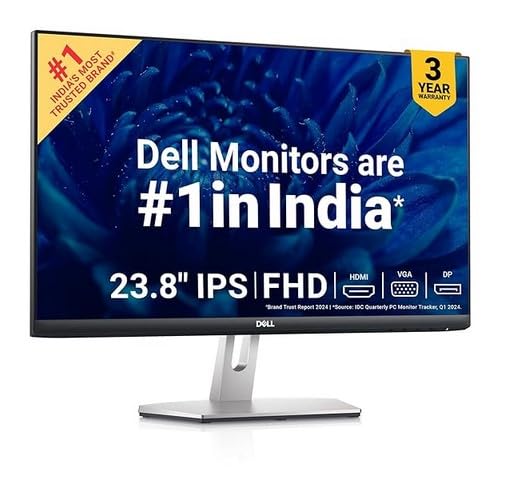 Dell S2421HNM 23.8" (60.5cm) FHD Monitor 1920x1080 Pixels @75Hz, IPS Panel, 3-Year Warranty, 99% sRGB, Low Blue Light Technology, Ultra-Thin Bezel, HDMI x2, Tilt Adjustment, AMD FreeSync (B0DG5GKLMQ) Amazon Price History, Amazon Price Tracker