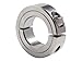 Climax Metal Products G1SC-100-SS - One-Piece Clamping Collar G1SC-Series - G1SC Series, One Piece - Split, Stainless Steel - ASTM A582, Plain Bore, 1.0000 in ID, 1.7500 in OD.5000 in Wi