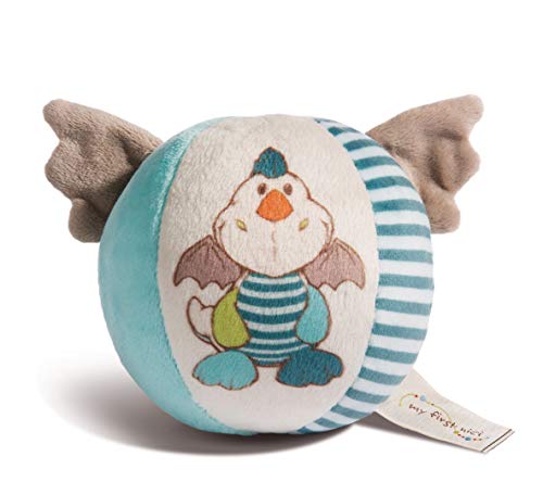 Preisvergleich Produktbild NICI 43700 Plüschball Drache Dragilu mit Glocke, beige / bunt