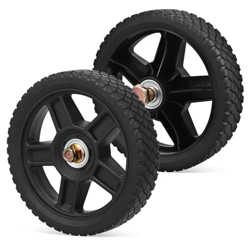 TOYANDONA 2piezas Ruedas De Cortacésped De Plástico De Compatibles Con Cortacéspedes De Empuje Estándar Instalación Fácil Y Material Resistente