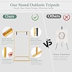 Wedding Welcome Sign Holder, 68”x31”x 20” Welcome to Our Wedding Sign Adjustable Display Stand with 4 Leather Hanging Straps,Gold Easel Stand Personalized for Baby Bridal Valentine - Image 3