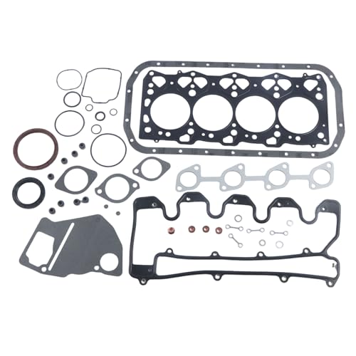 4LE2 Engine Full Gasket Kit Head Gasket Set for Isuzu Engine Case CX75 CX80 New Holland E70B Sumitomo SH75UJ-7 Hitachi ZAX55 40 50 70 85 Kobelco IHI 45NX JCB Mini Excavator Denyo DCA25 Generator