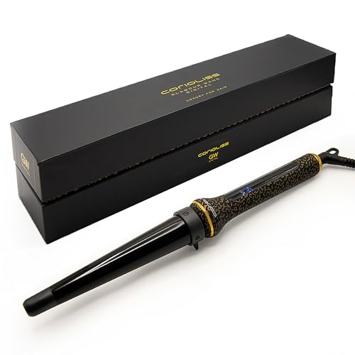 Corioliss Glamour Wand Rizador Pelo Ondas Cono Ondulador Profesional Moldeador Iónico Cerámica yTurmalina Temperatura 80º-210º Incluye Dedil Leopard Imagen de Corioliss Glamour Wand Rizador Pelo Ondas Cono Ondulador Profesional Moldeador Iónico Cerámica yTurmalina Temperatura 80º-210º Incluye Dedil Leopard