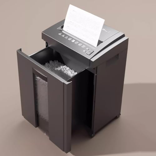 Destructora de Papel de 8 Hojas para el hogar y la Oficina, de Alta Resistencia con contenedor extraíble de 6 galones, 10 Minutos de autonomía, Corte Transversal para CD, Tarjetas de crédito, documen