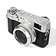 NiSi 49mm Black Mist 1/4 Filter für Fuji FUJIFILM X70 / X100 / X100S / X100F / X100T / X100V - Silber