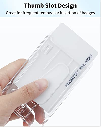 Pawfly PAWFLY-UL434 2 Pack Vertical 2-Card Badge Holder thumb #2