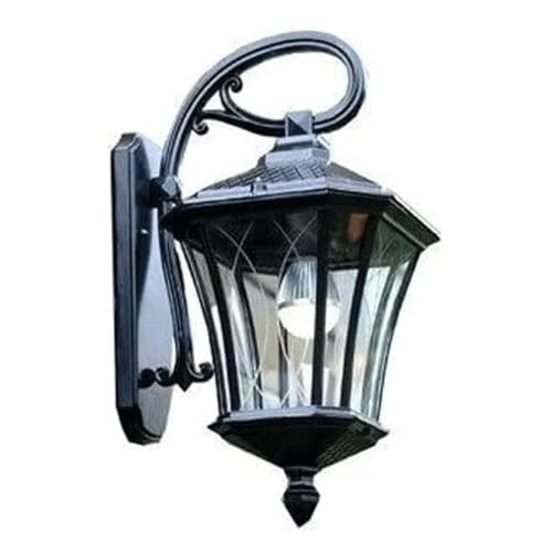 Lanterne murale en verre étanche pour un éclairage d'extérieur durable