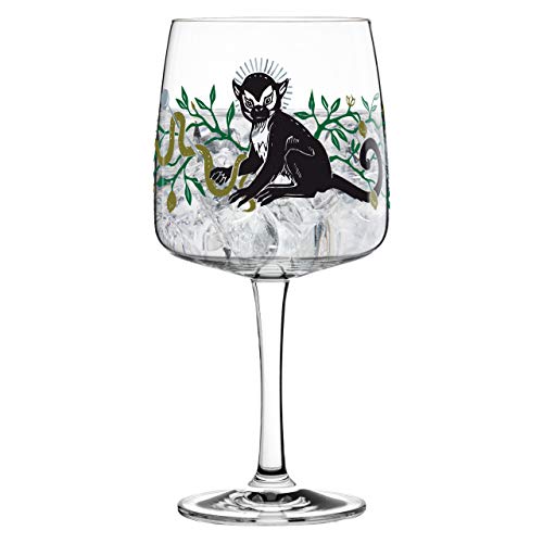 Dekomiro X Ritzenhoff Set 2 Bicchieri Da Gin Primavera 2020 – Karin Rytter Con Panno Vetro, Regalo Design Scandinavo