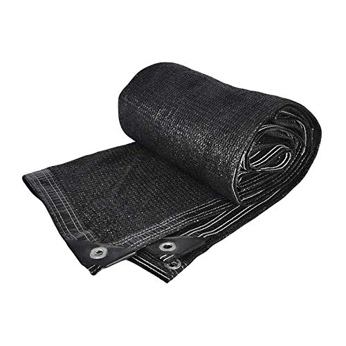 Sunblock Shade Cloth Multifunction Roof Patio Parking Shed Sunscreen Anti-UV Cooling Down, Black, 12 Size (Color : Black, Size : 3x10m)
