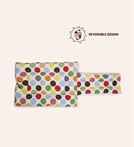 Image of by Urban Space 100% Cotton Baby Sleeping Bag,Reversible Bag, 3 in 1 Usage Baby Cotton Bed Cum Sleeping Bag, Carry Bag, Baby Wrapper Size - 68 x 50 x 15 cm, 0-12 Months