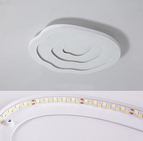 Plafonnier LED pour chambre moderne avec lumière dimmable fleur - 6