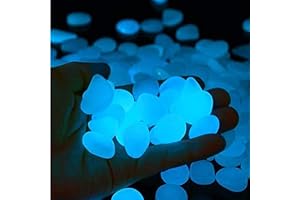 Glow in the Dark Garden Pebbles Stones for Vivid Decor
