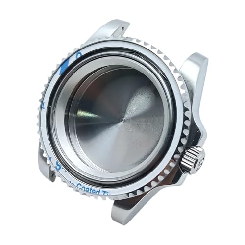 [X] 40.5mm GMTEHb` Vo[/ubN Y X`[P[X NH34 NH35 NH36[ugΉ ANZT[ Tt@CAKX EHb`{bNX vP[X(1 Silvery)