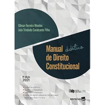 Capa do livro Manual didático de direito constitucional - Série IDP - 8ª edição 2021