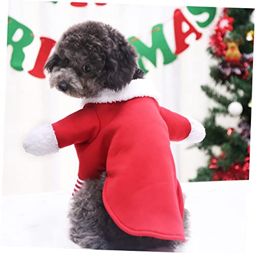 Disfraz de Santa para perro BESPORTBLE tamaño XS miniatura 4