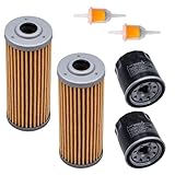 JDLLONG 2 Pack M801101 8970713480 Fuel Filter CH10479 Compatible with John Deere 655 755 756 770