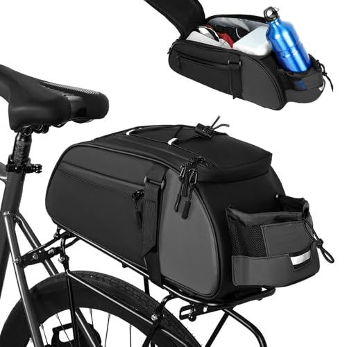 Bolsa De Bicicletas Portabicicletas - 900d Oxford Tela 8L Maleta de Equipaje Ciclismo - Organizador de Sillín Ajustable Estuche para Teléfonos Móviles Pañuelos Herramientas de Reparación de Llaves