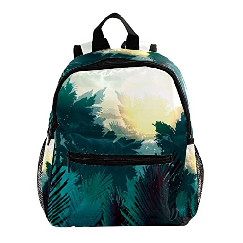 Sac à dos pour garçons et filles motif plantes 30,5 cm multicolore cartable