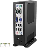 Intel Atom D2500 Dual LAN, Dual COM Fanless Mini-ITX PC, D2500CCE, 2GB, T3410, Mitac PD12TI