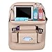 YOUCHOU Auto Hüfttasche Multifunktionale Auto Hüfttasche PU Leder Autositz Rücksitz Aufbewahrungstasche Handy Tablet PC Halter Universal Rücksitztasche