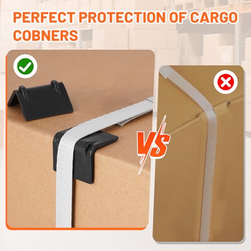 BAOSHISHAN Tragbare Manuelle Umreifungsset mit Verschließer(40cm Tragbare), 500m PP-Verpackungsbänder, Metallsiegel ×100, Kantenschutzwinkel ×20