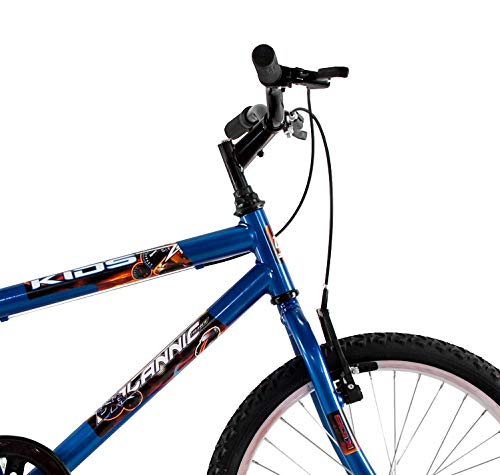 Bicicleta Infantil Aro 20 Masculina Cross Kids Azul