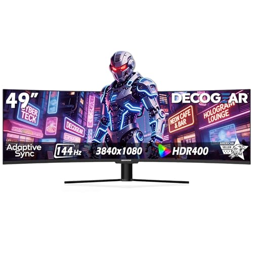 Deco Gear 49” Curved Ultrawide Monitor with USB-C