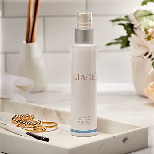 Liage Extra Gentle Milk Cleanser For Face With Natural Coconut Oil, Chamomile Extract & Safflower Oil, Moisturizing Face Wash, Clinically Tested For Dry, Irritated & Sensitive Skin For Women And Men #TOP1
