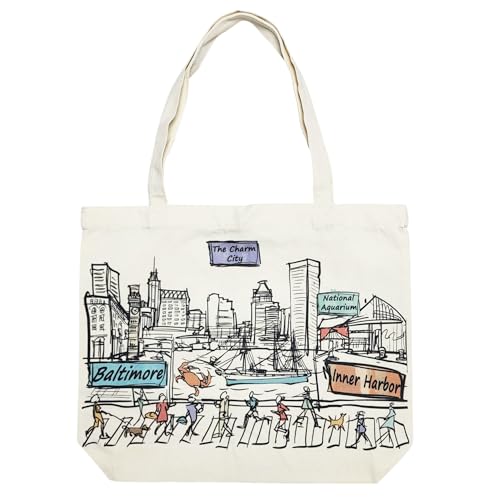 Image of Cities Around the World Artwork Tote Bag Series- Designed in the USA, 17 inchx14 inch, Double Sided Print, Souvenir & Gift