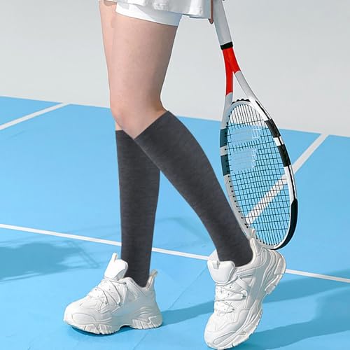 Image of Knee High Socks for Women, Long Tall Knee Tube Socks