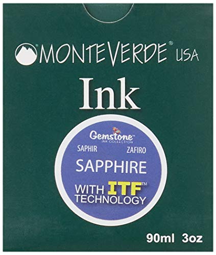 Monteverde G308SA encre Sapphire 90 ml idéale pour votre correspondance