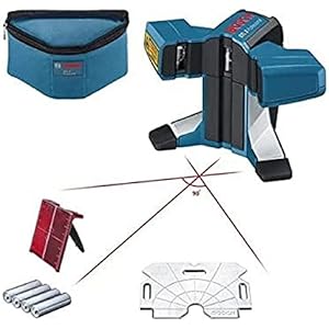 Bosch Professional Tegel Laser GTL 3, 20 m Werkbereik, IP 54 Stof- en Spatwaterdicht, Richtschijf, Beschermtas, Laserdoelbord