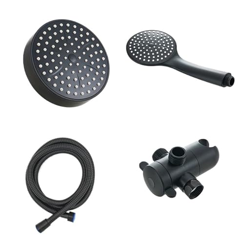 Ensemble de douche 2 en 1 contre le manque de pression avec flexible long