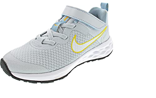 Nike Revolution 6 Kinder Running Shoes, Aura/Multi-Color-Worn Blue, 28.5 EU