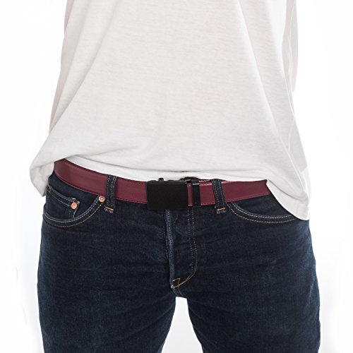 Image of Mission Belt Men's Leather Ratchet Belt, 40mm Metal Collection