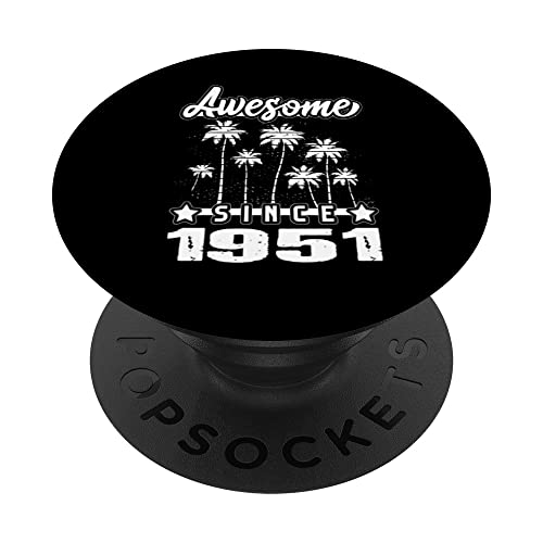 Impresionante Desde 1951 Cumpleaños 1951 Vintage 1951 Año PopSockets PopGrip Intercambiable