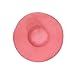 WITHMOONS Straw Hats for Women Floppy Sun Hats Beach Wide Brim Oversized UPF 50 with Strap Summer Roll Up SZ90045 (Peach)