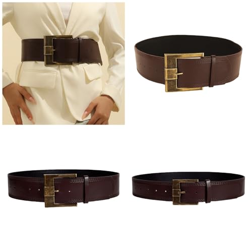 Wide Waist Belt Buckle Punk Chain Costume Belt For Wrap Dress Waist Belt For Suit Skirt Jeans Jewelry2