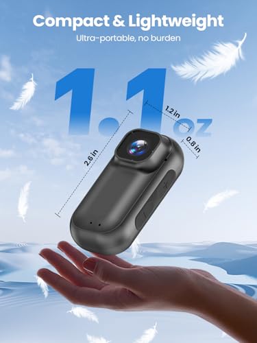Image of 2K Wearable Mini Body Camera Thumb POV Loop Recording