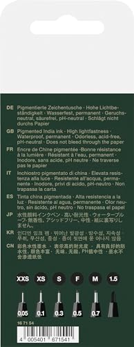 Faber-Castell F167116 Pitt Artist Pen Wallet Of 6 thumb #3